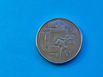 50 Lire 1982 San Marino-UNC foto