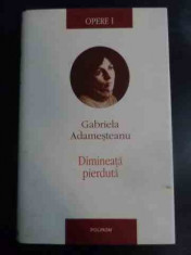 Opere Vol.1 Dimineata Pierduta - Gabriela Adamasteanu ,547125 foto
