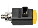 Clemă de laborator galbenă 300V 16A 29mm