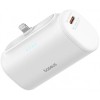 Baterie Externa Baseus Compact, 5000mAh, 20W, PD, 1 x Lightning - 1 x USB-C, Alba P10068307213-00