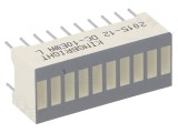 Afișaj LED Riglă Roșie 25,4x10,16mm