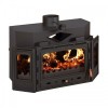 Focar de semineu, TC, 4,9 kg/h, 1080 x 590 x 670, Prity