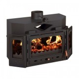 Focar de semineu, TC, 4,9 kg/h, 1080 x 590 x 670