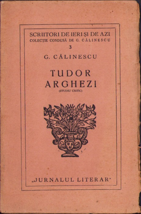 HST C1260 Tudor Arghezi Studiu critic de George Călinescu