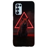 Husa compatibila cu Oppo A5 (2020) model Demon fox, Silicon, TPU, Viceversa, Transparent, Carcasa