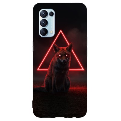 Husa compatibila cu Oppo A5 (2020) model Demon fox, Silicon, TPU, Viceversa foto