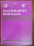 Matematici speciale T. Banzaru, O.Lipovan