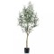 Emerald Măslin artificial, 140 cm, &icirc;n ghiveci din plastic 435919