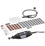 Cumpara ieftin Unealta Rotativa Multifunctionala, Dremel 3200, putere 130W cu ax flexibil, 90 Accesorii Incluse, viteza variabila 10.000&ndash;35.000 rpm, Taiere, Gravar