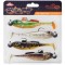 Set Berkley Pulse Realistic Goby Prerigged, 7cm, 4buc/plic