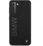 Husa Originala Bmw Samsung S21 Plus - BMHCS21MSLBLBK, Negru, Silicon