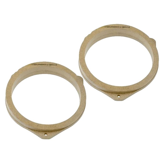 Set 2 distantiere pentru difuzoare auto, 165mm, MDF, Subaru -