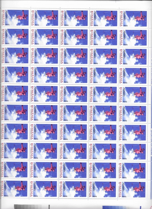 Romania 2003 - Sporturi extreme, Coli de 50 timbre, MNH nestampilate, LP1617