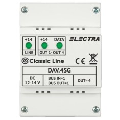 Doza derivatie video DAV.4SG Classic 4 iesiri - ELECTRA DAV.4SG