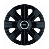 Cumpara ieftin Set 4 Capace Roti, potrivite jantelor de R16, pentru Smart, model Cosmos Negru, Autohelix MSA