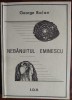 GEORGE BALAN: NEBANUITUL EMINESCU (ed. princeps 1984/JON DUMITRU VERLAG/MUNCHEN)