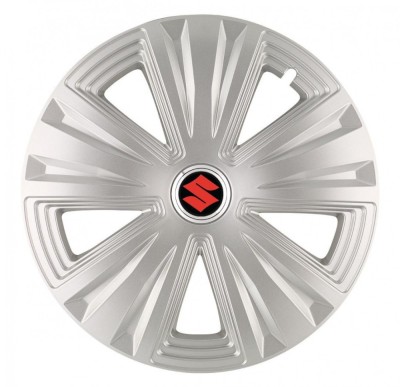 Set 4 Capace Roti, potrivite jantelor de R14, pentru Suzuki, model glory Gri foto