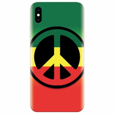 Husa silicon pentru Apple Iphone X, Peace foto