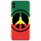 Husa silicon pentru Apple Iphone X, Peace