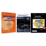 Pachet Bacalaureat 2026. Limba si literatura romana, Matematica pe intelesul tuturor 2026. M-mate-info, M-stiintele naturii si Geografie Sinteze Teste