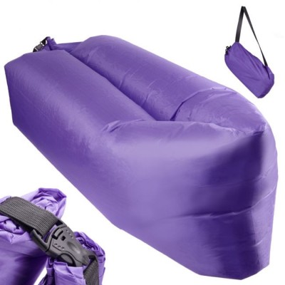 Saltea Auto Gonflabila &amp;quot;Lazy Bag&amp;quot; tip sezlong, 230 x 70cm camping relaxare foto