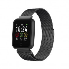 Ceas Smartwatch Forever ForeVigo, Bluetooth 4.2, 180 mAh, incarcare USB, Negru foto