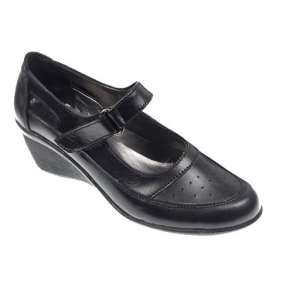 Pantofi dama piele naturala cu platforma - Made in Romania P9154N3X foto