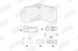 JURID 2932805390 set placute frana,frana disc