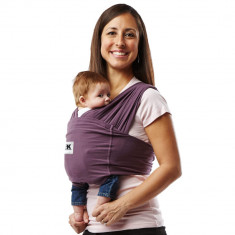 Sistem Purtare Baby Ktan Baby Carrier Original Cotton - Eggplant - Marimea S foto