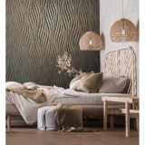 Tapet decorativ cu linii lucioase City Glow 34263