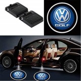 Set 2 Lampi Proiectoare LED Logo Universale VW Volkswagen, Tuning Lumini Portiera