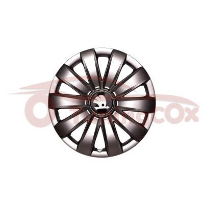 Set 4 Capace Roti skoda negru r16 model 421 foto
