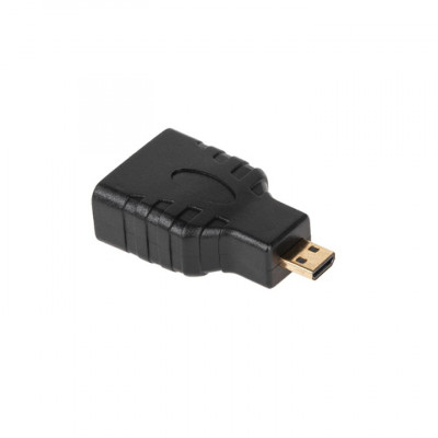 Adaptor HDMI mama - micro HDMI tata, Conectori Auriti foto