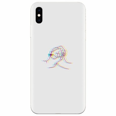 Husa silicon pentru Apple Iphone XS, With Love foto