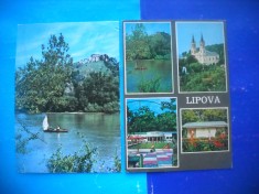 HOPCT LOT 2768 -IP--LIPOVA -JUD ARAD-2 CARTI POSTALE-CIRCULATE