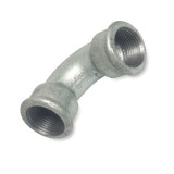 Fiting cu filet fontă maleabilă cot 90&deg; scurt 1/2&quot; IG x 1/2&quot; IG
