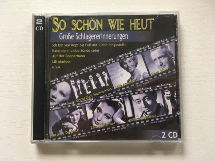*CD muzica so Sch&ouml;n Wie Heut Gro&szlig;e Schlagererinnerungen