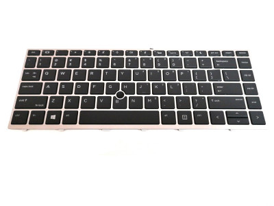 Tastatura laptop HP Probook L01071-001 us iluminata point sticker foto