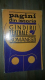 Pagini din istoria gandirii teatrale romanesti