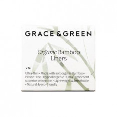 Protej slip din bambus organic, 24 bucati, Grace and Green