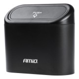 Cos de gunoi suplimentar pentru autoturisme, dimensiuni 17 x 9 x 9 cm, culoare Neagra, Amio