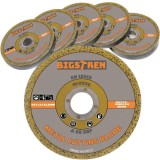 Set 50 discuri pentru taiere metal 125 mm Bigstren, 1.0 mm