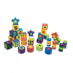 Joc cu activitati Insira Margelele, 3 ani, Melissa&Doug