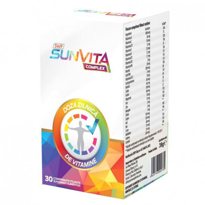 SunVita Complex 30 comprimate Sun Wave Pharma foto