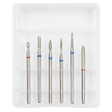 Cumpara ieftin Capete Freza Unghii LUXORISE #15, set 6 buc