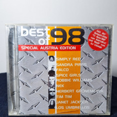 CD Audio - Best of 98, Doar CD2, Loona, Dj Tonka, Dj Bobo si altii, anul 1992