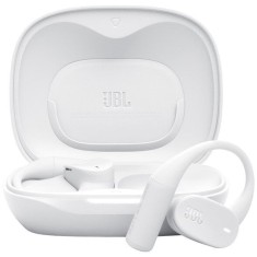 Casti Open-Ear JBL Sense Lite, True Wireless, Bluetooth, 4 microfoane, Multipoint, Autonomie 32 ore, IP54, Alb