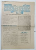 REVOLUTIA , SAPTAMANAL AL FRONTULUI DEMOCRAT ROMAN DIN TIMISOARA , ANUL I , NR. 1 , APRILIE 1990