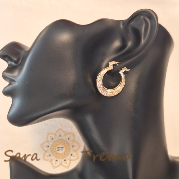 Cercei Nefertiti model nou - 2.3 cm, inspirati de hieroglifele egiptene