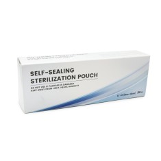 Pungi Kraft pentru sterilizare &icirc;n sterilizator 90*260 mm, 200 bucăți